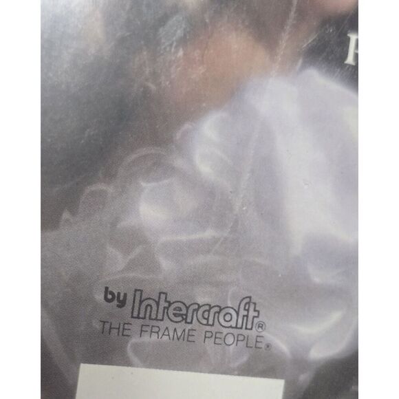 Vintage Intercraft Shadowbox Picture Frame-5x7" Oval Metal Tabletop & Wall NEW - Picture 3 of 11